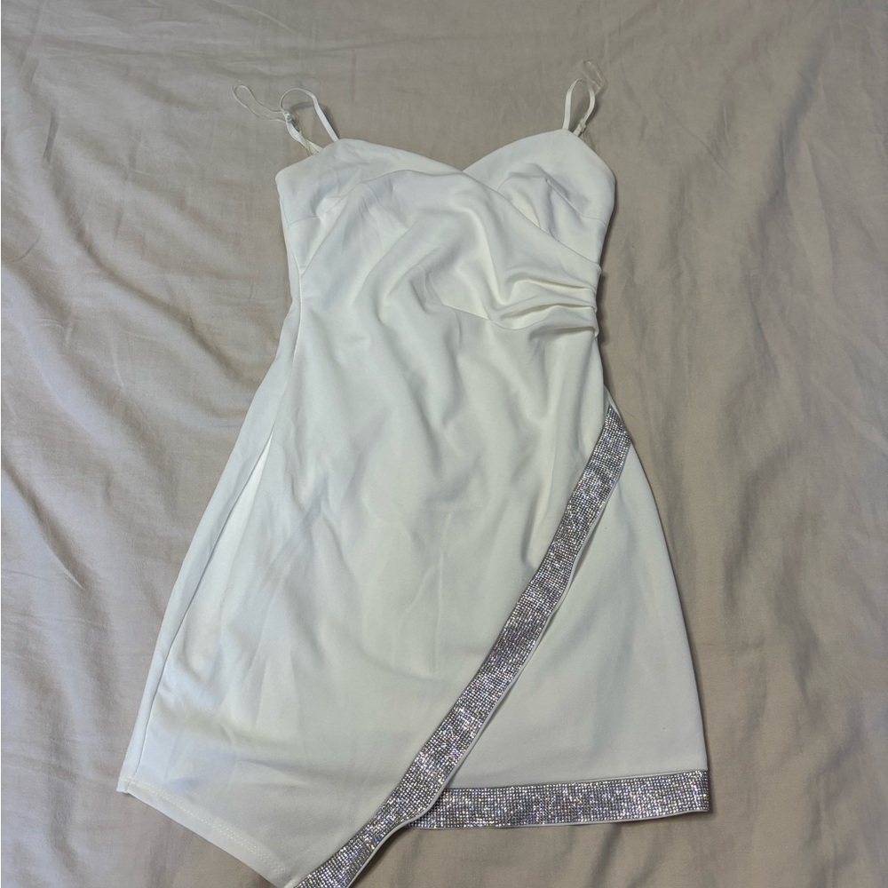 White Bedazzled Dress
